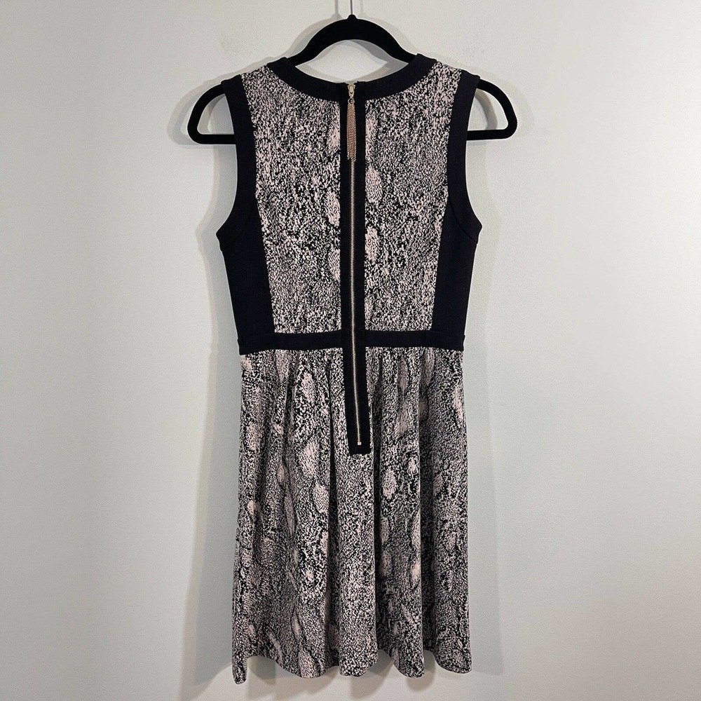 Rebecca Taylor Women's Textured Snakeskin Fit & Flare Dress Size 2 - Picture 10 of 10